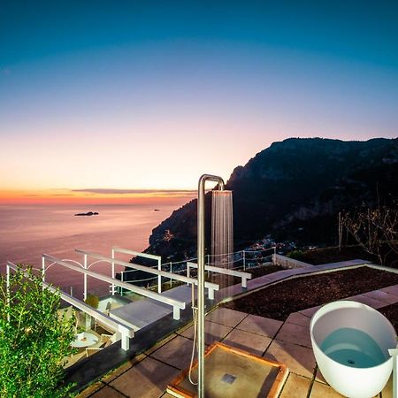 Villa La Tagliata Spectacular Jacuzzi Tub Amazing View And Private Parking Garage Positano Kültér fotó