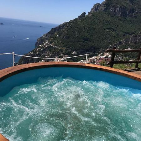Villa La Tagliata Spectacular Jacuzzi Tub Amazing View And Private Parking Garage Positano Kültér fotó