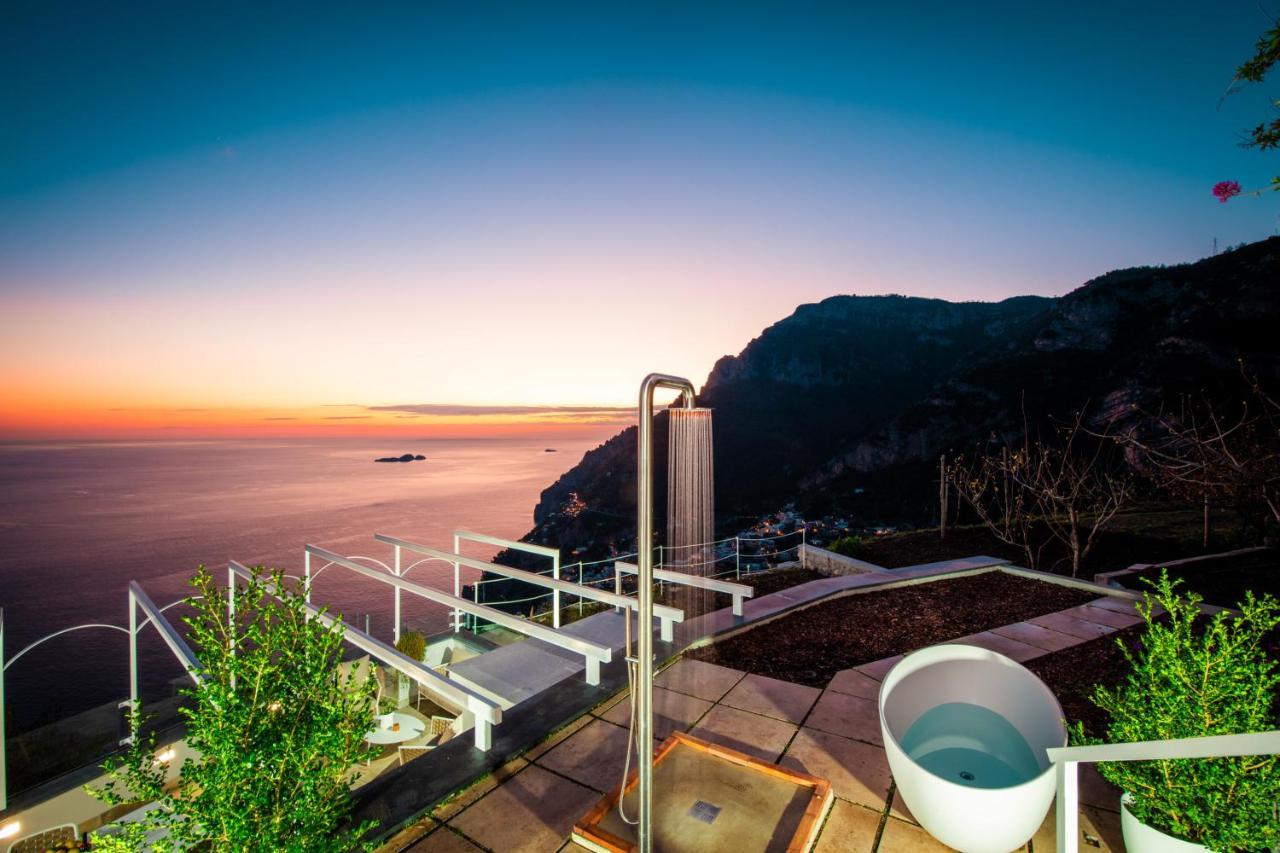 Villa La Tagliata Spectacular Jacuzzi Tub Amazing View And Private Parking Garage Positano Kültér fotó