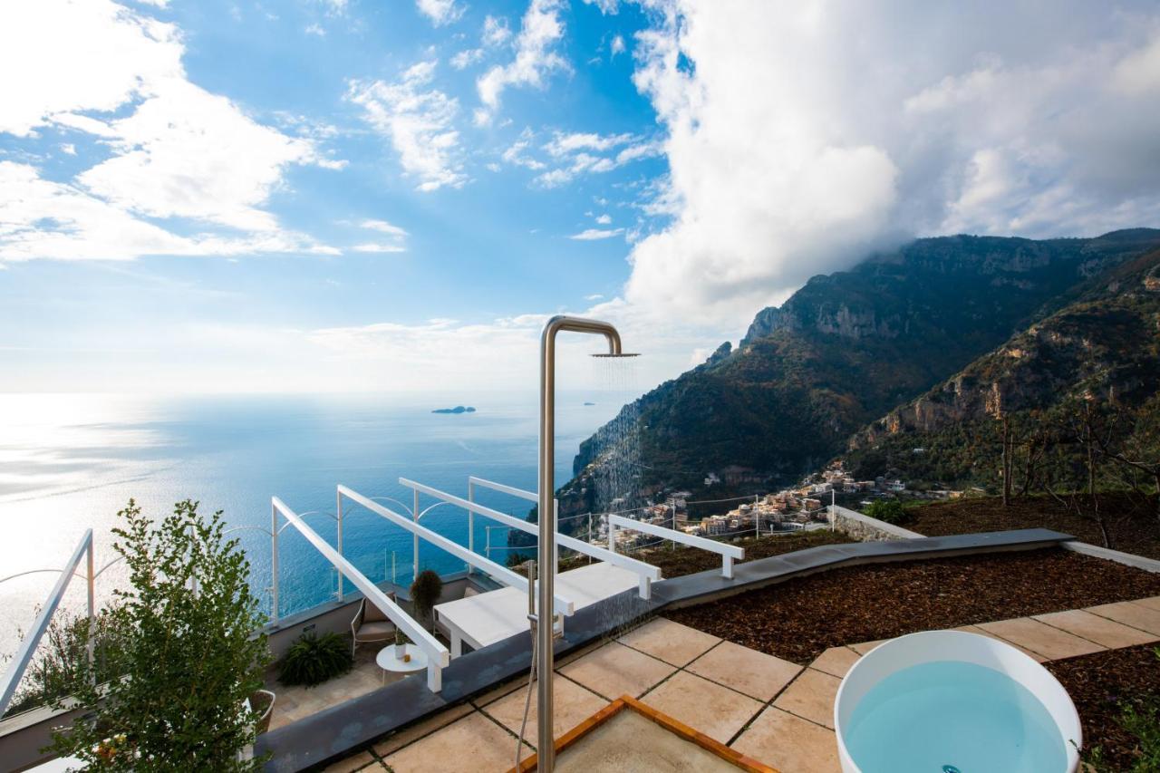 Villa La Tagliata Spectacular Jacuzzi Tub Amazing View And Private Parking Garage Positano Kültér fotó